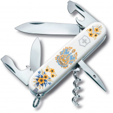 Складной нож Victorinox Spartan Ukraine 91 мм 12 функций Украинские мотивы Белый (1.3603.7_T1370u)