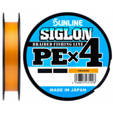 Шнур Sunline Siglon PE х4 Оранжевый 300м 0.296мм 22кг/50lb (1658-09-59)