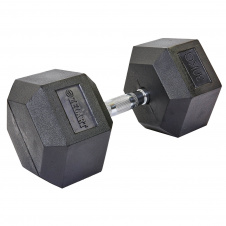 Гантель цельная шестигранная гексагональная ZELART TA-5159-30 30кг