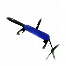 Складной карманный нож STINGER 6 в 1 Синий (DN19949)