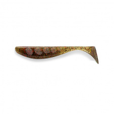 Силікон FishUp Wizzle Shad 5" #045 Green Pumpkin/Red & Black (10089121)