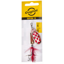 Блесна вращающаяся с бородкой LJ SPIN X ROUND 04 весом 11 г (цв.CR)