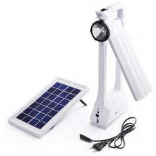 Фонарь кемпинговый Yajia YJ-6865 1W+66SMD с солнечной панелью 4000 mAh White (3_02880)