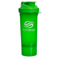 Шейкер 2-х камерный для спортивного питания SMART SHAKER SLIM FI-5054 Салатовый