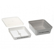 Коробка для наживки Flagman (сито, кришка) 12x12 см GREY (MMI0025)