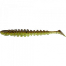 Силикон Reins Bubbring Shad 4 8 шт/уп. Зеленый/Коричневый (1013-1552.08.44)