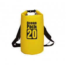Водонепроницаемый рюкзак/гермомешок с шлейкой на плечо Ocean Pack 20 л Yellow (5153582159)