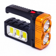 Фонарь переносной Hotter Mouse 7701-A с солнечной панелью 1000 mAh Orange-Black (3_02954)