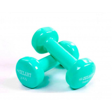 Гантели для фитнеса с виниловым покрытием Zelart Beauty TA-5225-3 мятный (SKL0348)