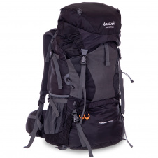 Рюкзак туристический с каркасной спинкой DTR 70+10 л G70-10 Черный