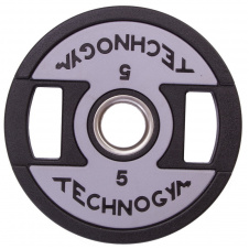 Блины диски полиуретановые TECHNOGYM TG-1837-5 5кг Черный
