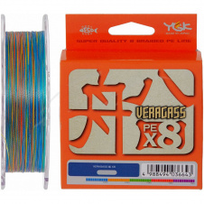 Шнур YGK Veragass Fune X8 150m #0.8/0.148mm 16lb/6.7kg (1013-5545.02.61)