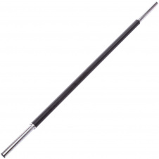 Гриф для штанги фитнес памп обрезиненный без замков Zelart TA-0925 BP3031 l-1,3 м, d-28 мм 2.5 кг Черный (SK000148)