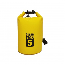Водонепроницаемая сумка рюкзак гермомешок с шлейкой на плечо Ocean Pack 5 л Yellow (55354251)