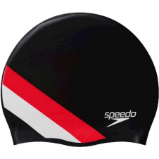 Шапочка для плавания Speedo Rev Moud Silc Cap Au Черно-красный One Size (1000-8-0933714662)