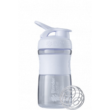 Шейкер спортивный бутылка BlenderBottle SportMixer 20oz/590ml White Original