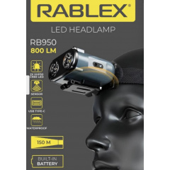 Фонарь налобный аккумуляторный RABLEX RB-950 Олександрія