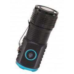 Фонарь ручной аккумуляторный с прищепкой Rablex RB902 Li-ion 18350 Zoom ЗУ Type-C 2000 Lumens Черкассы