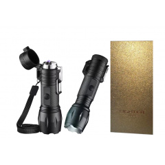 USB-Зажигалка с фонариком Solve Black KT6007902 Тячів