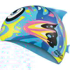 Шапочка для плавания Aqua Speed Zoo Fish Разноцветный One Size (1000-115-01-fish) Ворожба