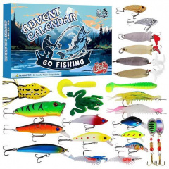 Адвент-календарь для рыбалки Fishing box 24в1 Fishing Tackle (H051244) Южноукраїнськ