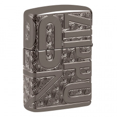 Зажигалка бензиновая Zippo Logos Design Серый (46312) Кам'янка-Дніпровська