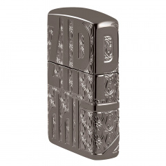 Зажигалка бензиновая Zippo Logos Design Серый (46312) Кам'янка-Дніпровська
