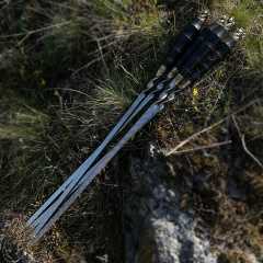 Шампура с деревянной ручкой Gorillas BBQ Баран SKK63 45 см 4 шт (5435) Киев