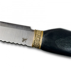 Охотничий подарочный нож ручной работы Gorillas BBQ сталь 50х14мф KN101 (5217) Косів