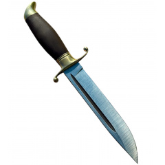 Нож финка Gorillas BBQ граб и латунь KN136 (5364) Костопіль