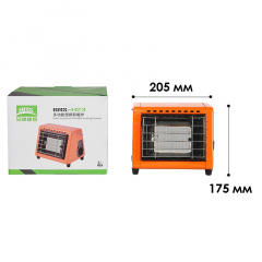 Газовый обогреватель Lesko BRS-H23 Orange Бердичів