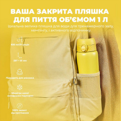 Бутылка для воды ION8 Vacuum Insulated 920 мл Yellow (I8TS1000YEL) Бердянск