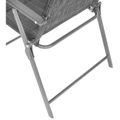 Стулья кемпинговые Saska Garden 55 x 68 x 91 см 2 шт Серый (1055138) Бердичів
