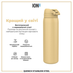Бутылка для воды ION8 Stainless Steel 1200 мл Desert (I8SS1000DES) Братское