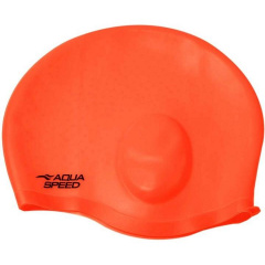 Шапочка для плавания Aqua Speed ​​Ear Cap Comfort Оранжевый One Size (1000-289-75) Ровно