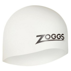 Шапочка для плавания Zoggs Easy-fit Silicone Cap Белый One Size (1000-465003.WH) Королево