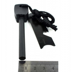 Походное огниво и свисток EDC Sarver black Червоноград