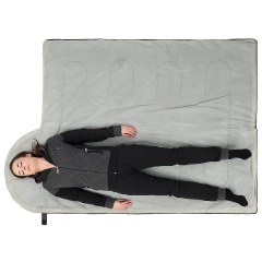 Спальник туристический Enero Traveler 210x80/50 см Серый (1054346) Курінь