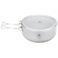 Котелок Robens Ori Titanium Pot with Plate Lid 0,8 л Серый (1046-690339) Новомосковськ