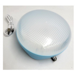Аккумуляторная лампа для кемпинга Solar Light CCLamp CL023-80 LED с солнечной панелью и крючком 3 режима 80 W 14х7 см Голубой (30151410В) Братське