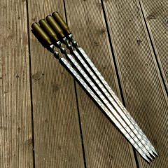 Шампура на подарок с гильзой Gorillas BBQ SKK80 45 см 4 шт (5462) Вышгород