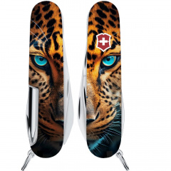 Складной нож Victorinox Hiker Animal 91 мм 14 функций Леопард (1.4613.3_F1080pw) Бердичів