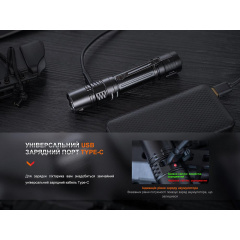 Ручной тактический фонарик Fenix PD36R Pro 2800лм type-C Красный Володарск-Волынский