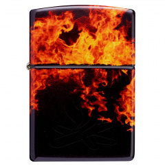 Зажигалка бензиновая Zippo Fusion Inferno Design (46389) Городок