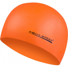 Шапочка для плавания Aqua Speed Mega Оранжевый One Size (1000-100-75) Доманёвка