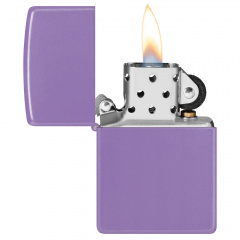 Зажигалка бензиновая Zippo Classic Smoky Zippo Logo Lavender (46681 ZL) Тернопіль