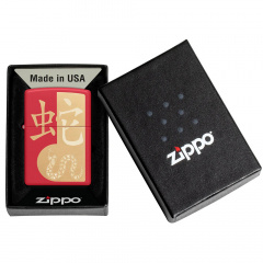 Зажигалка бензиновая Zippo Year of the Snake 2025 Красный (46300) Гуляйполе