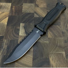 Нож тактический Gorillas BBQ 2-702С сталь 65Х13 KN141 Черный (5302) Жмеринка