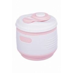 Складной силиконовый стакан с крышкой Tonna Barrel MARSHMALLOW Мукачево