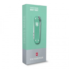 Нож-брелок Victorinox Classic SD Alox Colors Minty Mint 58 мм, 5 функций, Зеленый (0.6221.221G) Кременчуг